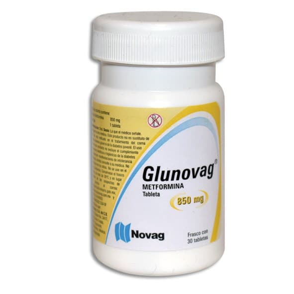 Glunovag C/30 Tabs. 850 Mg.