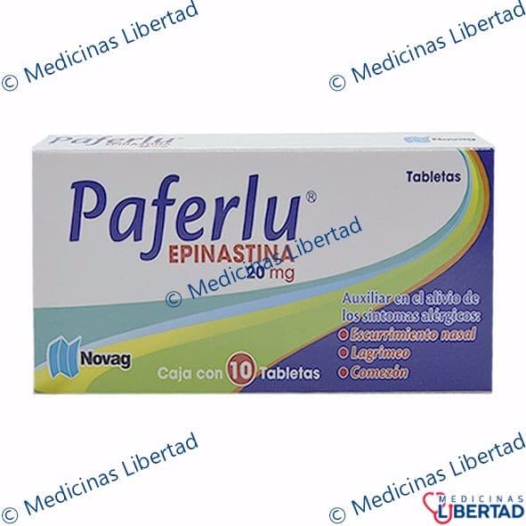 Paferlu C/10 Tabs. 20 Mg.