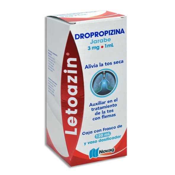 Letoazin Jarabe Fco. 120 Ml. 3 Mg/1 Ml.