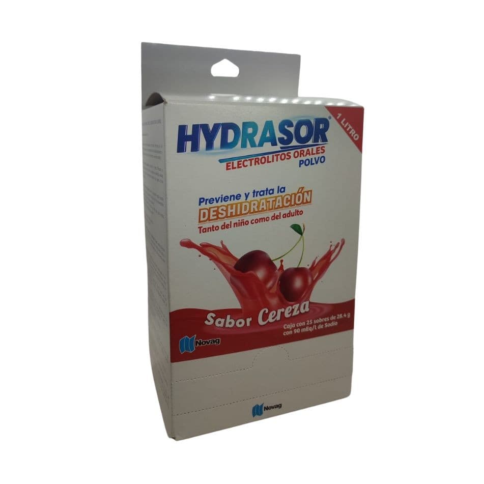 Hydrasor Polvo "sab. Cereza" Exhib. C/25 Sobs. 28.4 G. P/1 L.