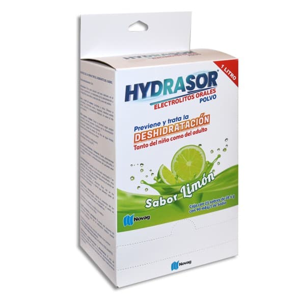 Hydrasor Polvo "sab. Limón" Exhib. C/25 Sobs. 28.4 G. P/1 L.