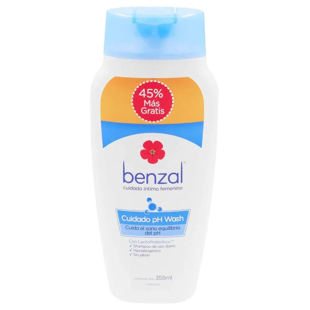 Benzal Cuidado Ph Wash C/lactoprebiótico Fco. C/240 Ml.