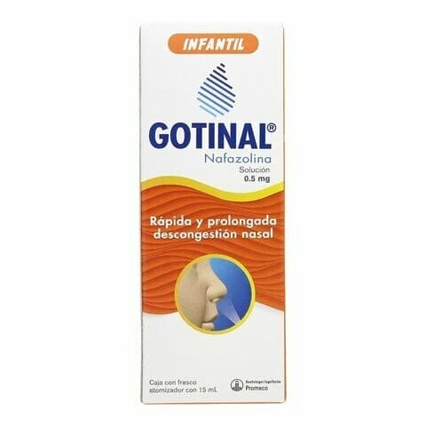 Gotinal Infantil Sol. Nasal Fco. Atomizador 15 Ml. 0.5 Mg/1 Ml.