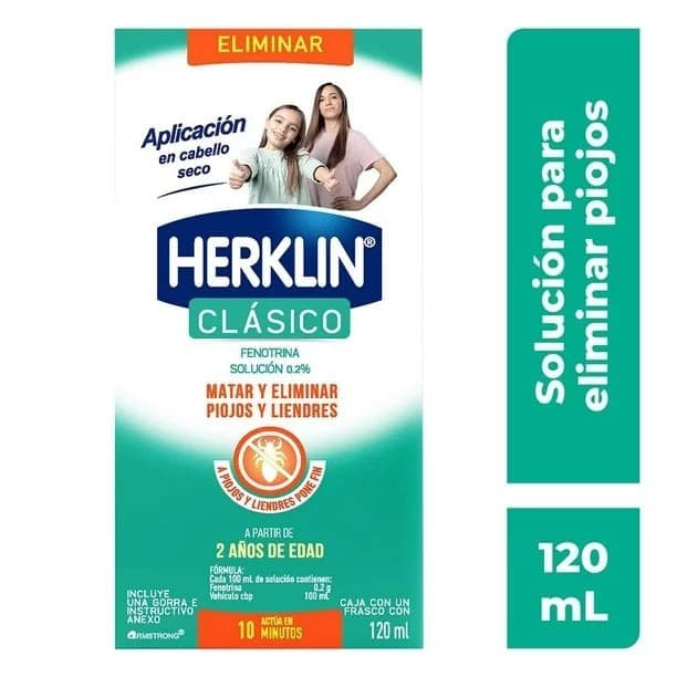 Herklin Clásico Solución 0.2% Fco. 120 Ml.