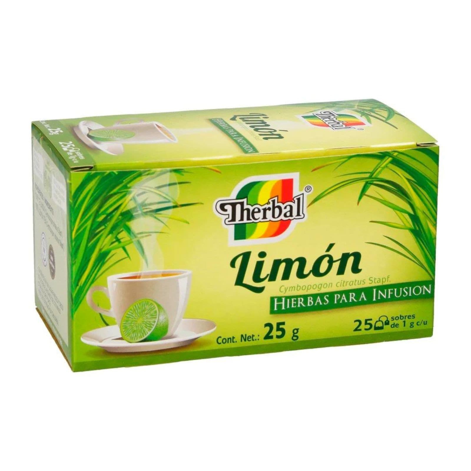 Limón P/infusion C/25 Sobs. 1 G.