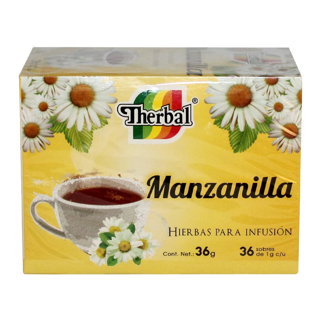 Manzanilla P/infusión C/36 Sobs. 1 G.