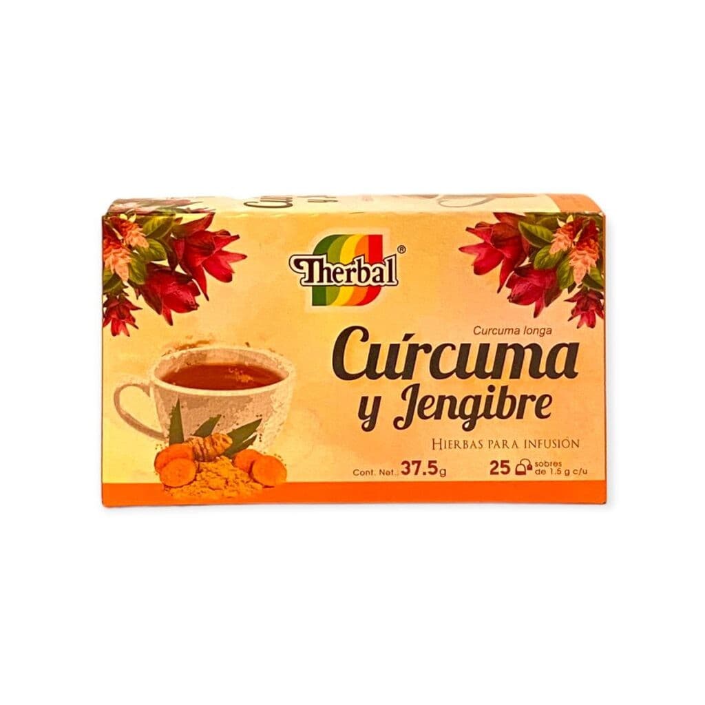Cúrcuma y Jenjibre P/infusión C/25 Sobs. 1.5 G.