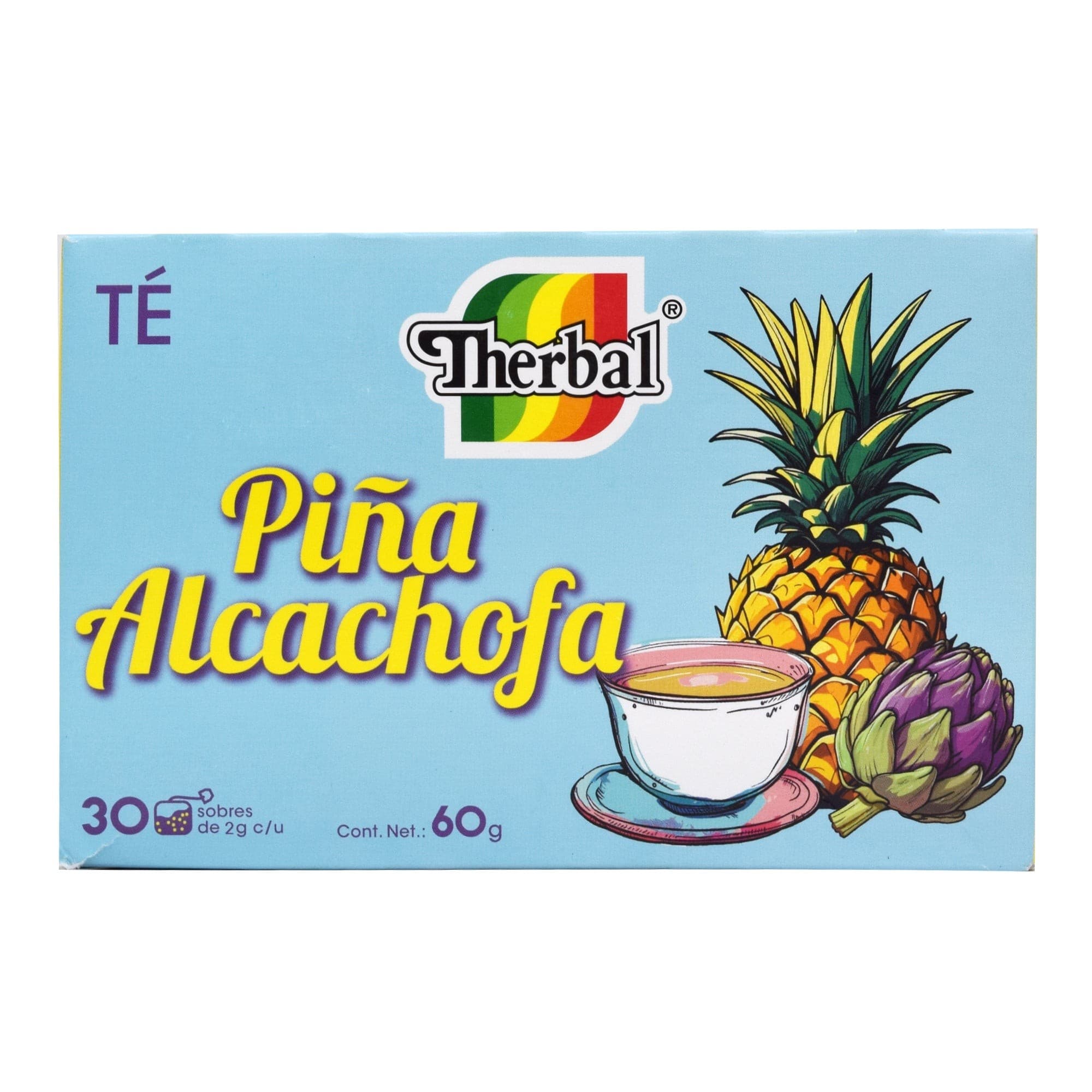 Té Piña Alcachofa P/infusión C/30 Sobs. 2 G.