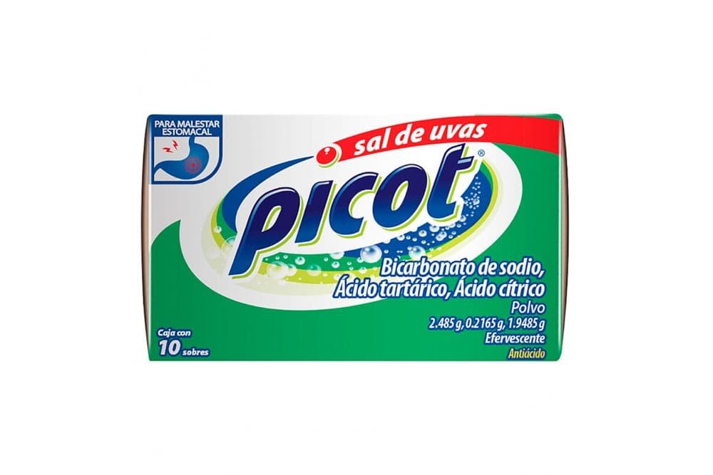 Sal de Uvas Picot C/10 Sobs. Polvo Efervs. 2.4850/0.2165/1.9485 G.