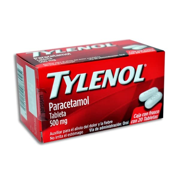 Tylenol C/20 Tabs. 500 Mg.