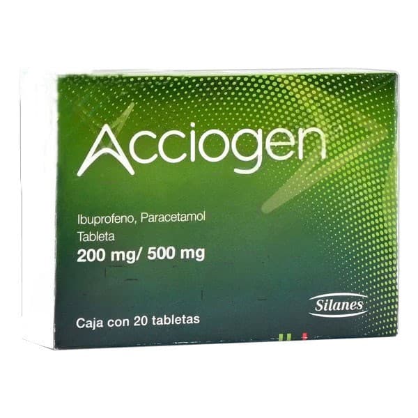 Acciogen C/20 Tabs. 200/500 Mg.