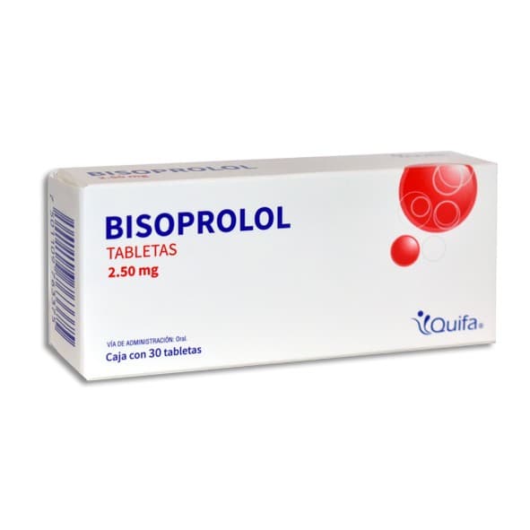 Bisoprolol (quifa) C/30 Tabs. 2.50 Mg.
