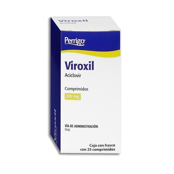 Viroxil C/25 Comps. 200 Mg.