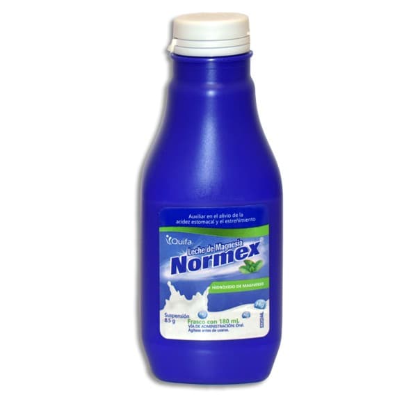 Normex Leche de Magnesia Susp. Fco. 180 Ml. 8.5 G/100 Ml.