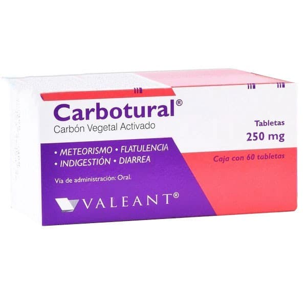 Carbotural C/60 Tabs. 250 Mg.