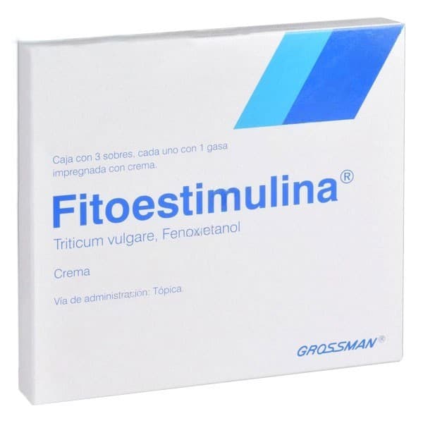 Fitoestimulina C/ 3 Sobres Gasa/crema 0.6-0.04/4 G.