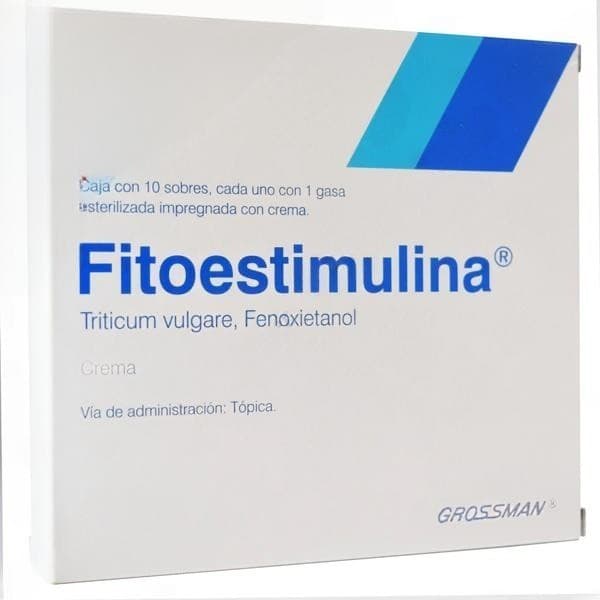 Fitoestimulina C/10 Sobres Gasa/crema 0.6-0.04/4 G.