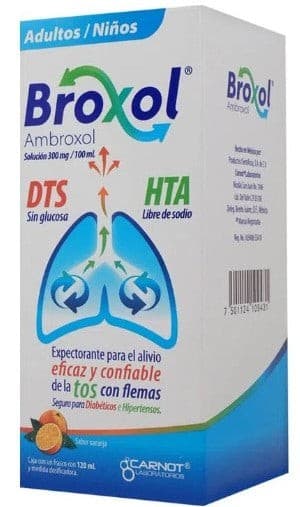 Broxol Sol. Fco. 120 Ml. 300 Mg/100 Ml.
