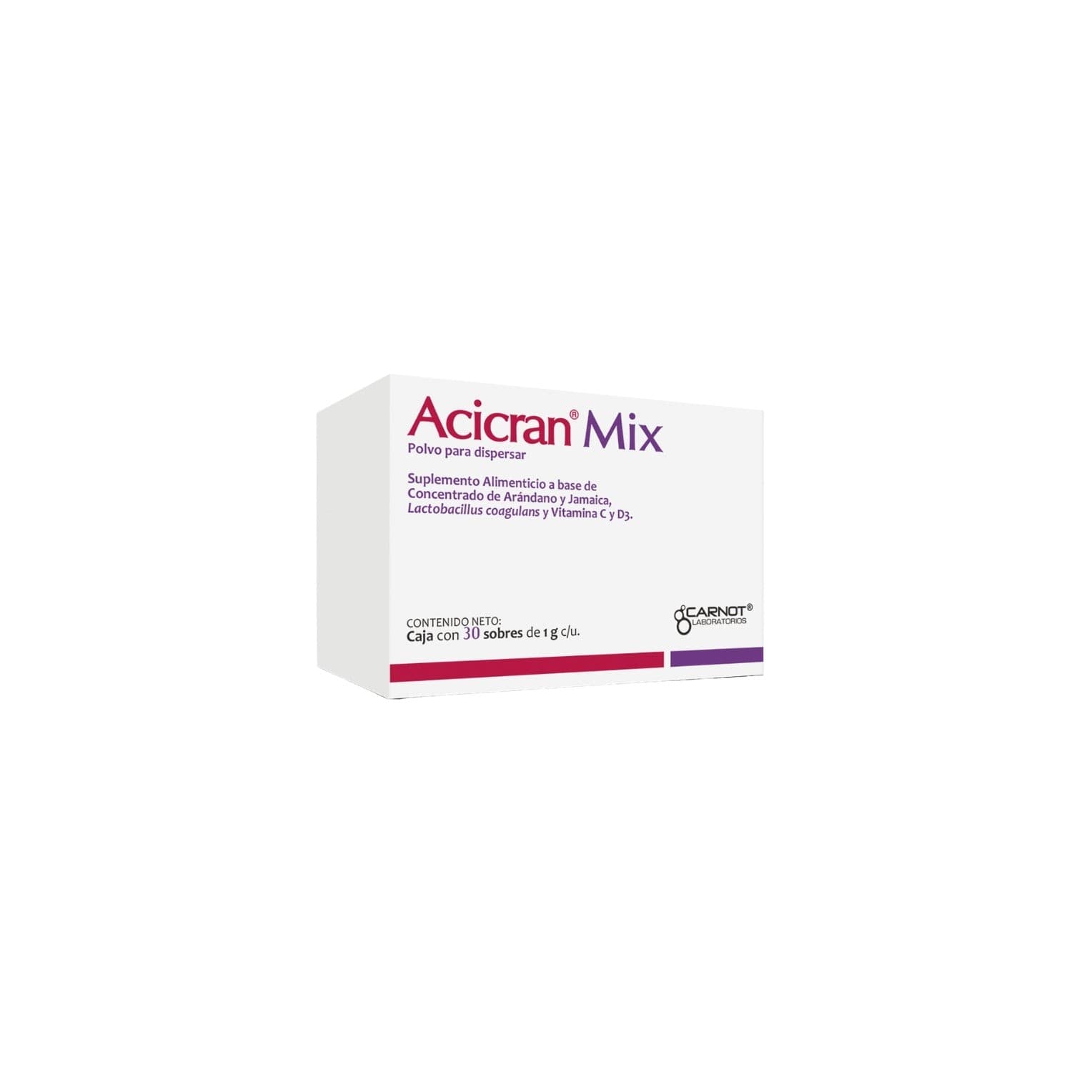 Acicran Mix Cja. C/30 Sobs. Polvo 1 G.