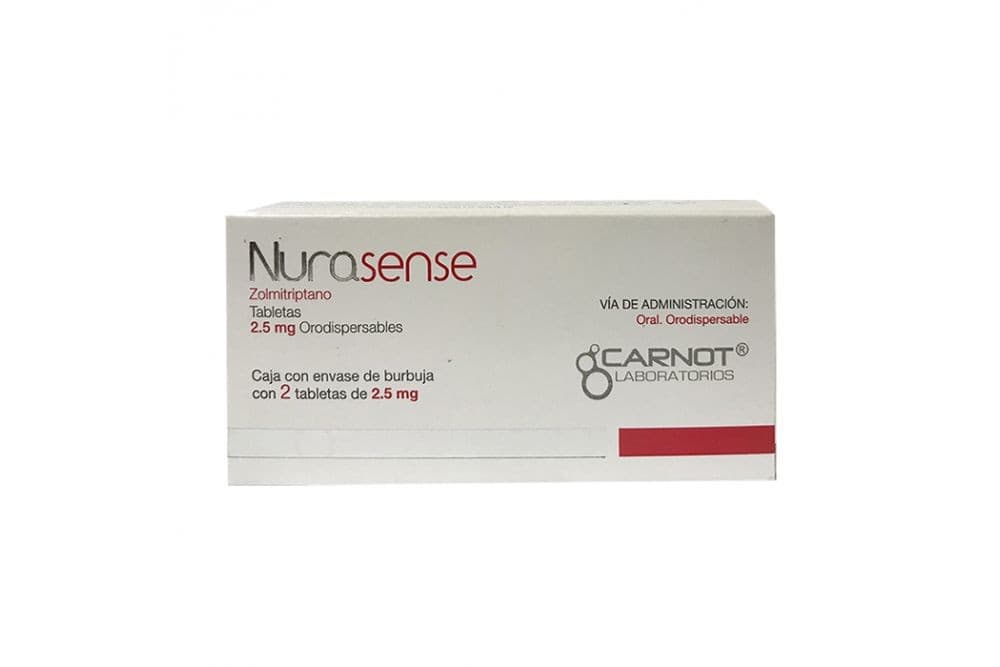Nurasense C/2 Tabs. Orodispersables 2.5 Mg.
