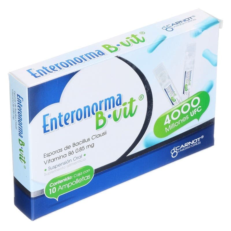 Enteronorma B-vit Susp. Oral C/10 Amptas. 5 Ml. 4000 Mills. Ufc.