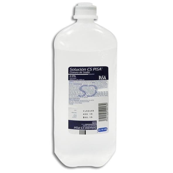 Solucion Cs (pisa) Sol. Iny. Al 0.9% Frasco 1000 Ml.