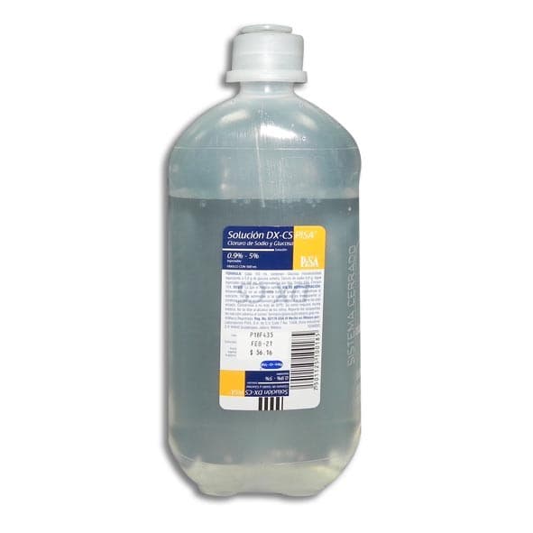 Solucion Dx-cs (pisa) Sol. Iny. 0.9-5% Frasco 500 Ml.