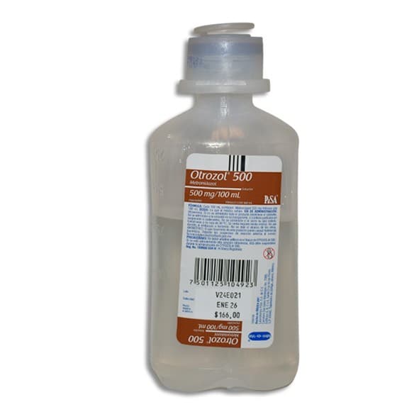 Otrozol 500 Sol. Iny. C/1 Fco. 100 Ml. 500 Mg/100 Ml.