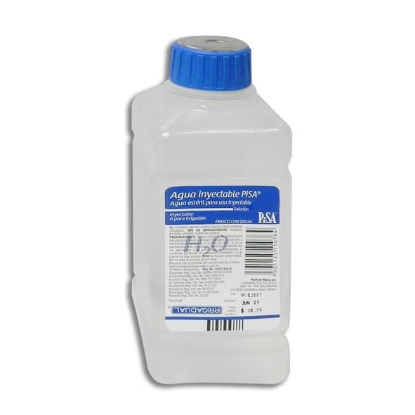 Agua Inyectable (pisa) Solución Fco. 500 Ml.