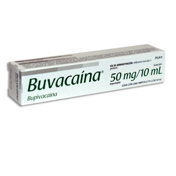 Buvacaína Sol. Iny. C/1 Ampta. 50 Mg/10 Ml.