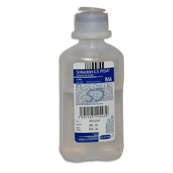 Solucion Cs (pisa) Sol. Iny. Al 0.9% Frasco 100 Ml.
