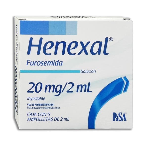 Henexal Sol. Iny. C/5 Amptas. 20 Mg/2 Ml.