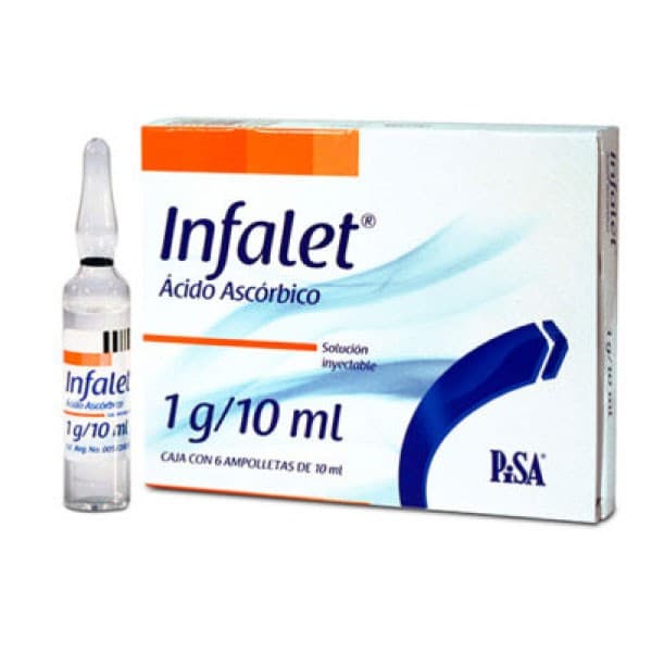 Infalet Sol. Iny. C/6 Amptas. 1 G/10 Ml.