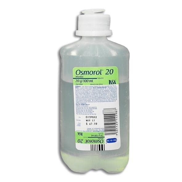 Osmorol 20 Sol. Iny. Fco. 250 Ml. 20 G/100 Ml.