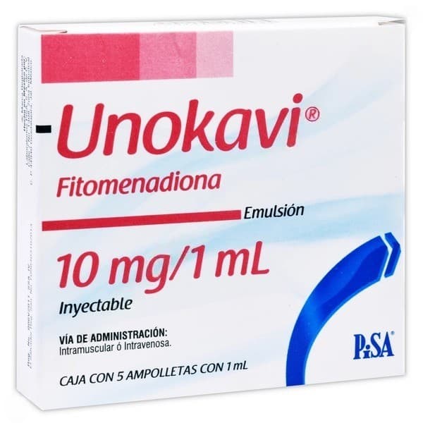 Unokavi Emulsión Iny. C/5 Amptas. 10 Mg/1 Ml.