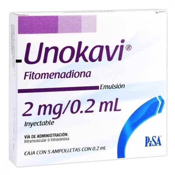 Unokavi Emulsión Iny. C/5 Amptas. 2 Mg/0.2 Ml.