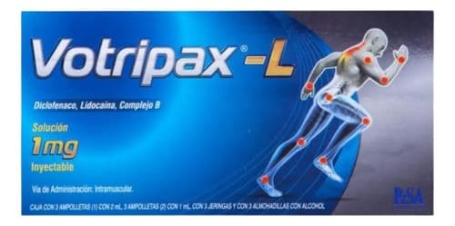 Votripax-l Sol. Iny. C/3 Dosis 1 Mg/3 Ml. y 3 Jeringas.