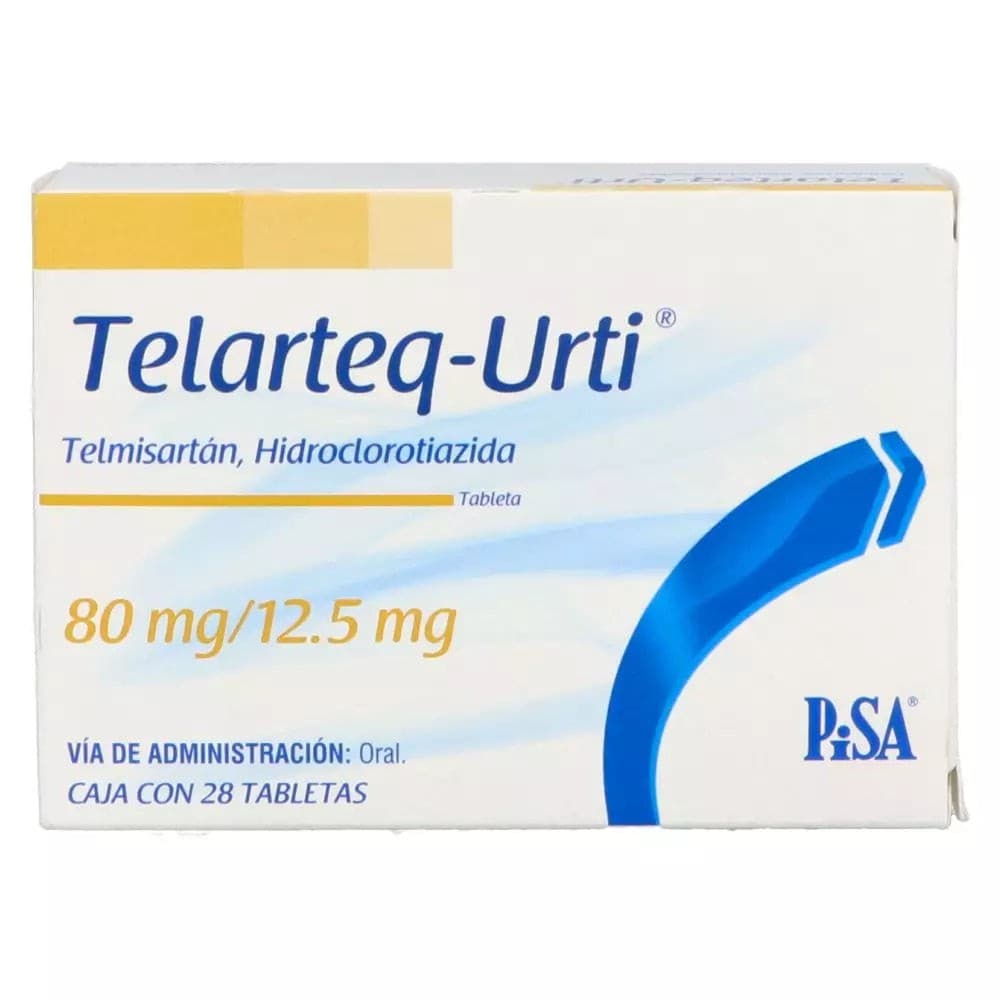 Telarteq-urti C/28 Tabs. 80/12.5 Mg.