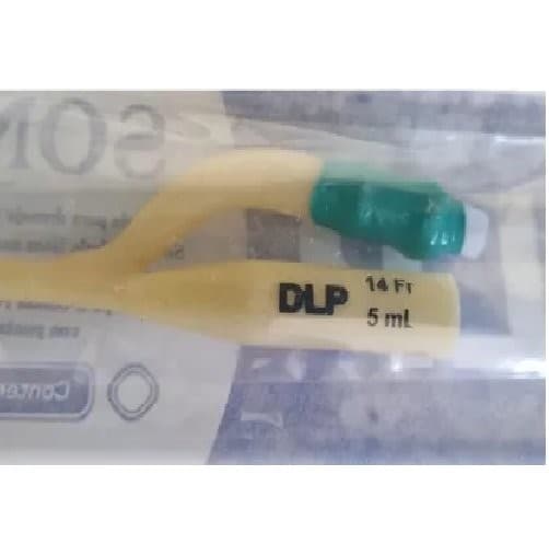Sonda Foley de Latex (dlp) 2v/glb 5ml/cal. 14 "verde" C/1 Pza.