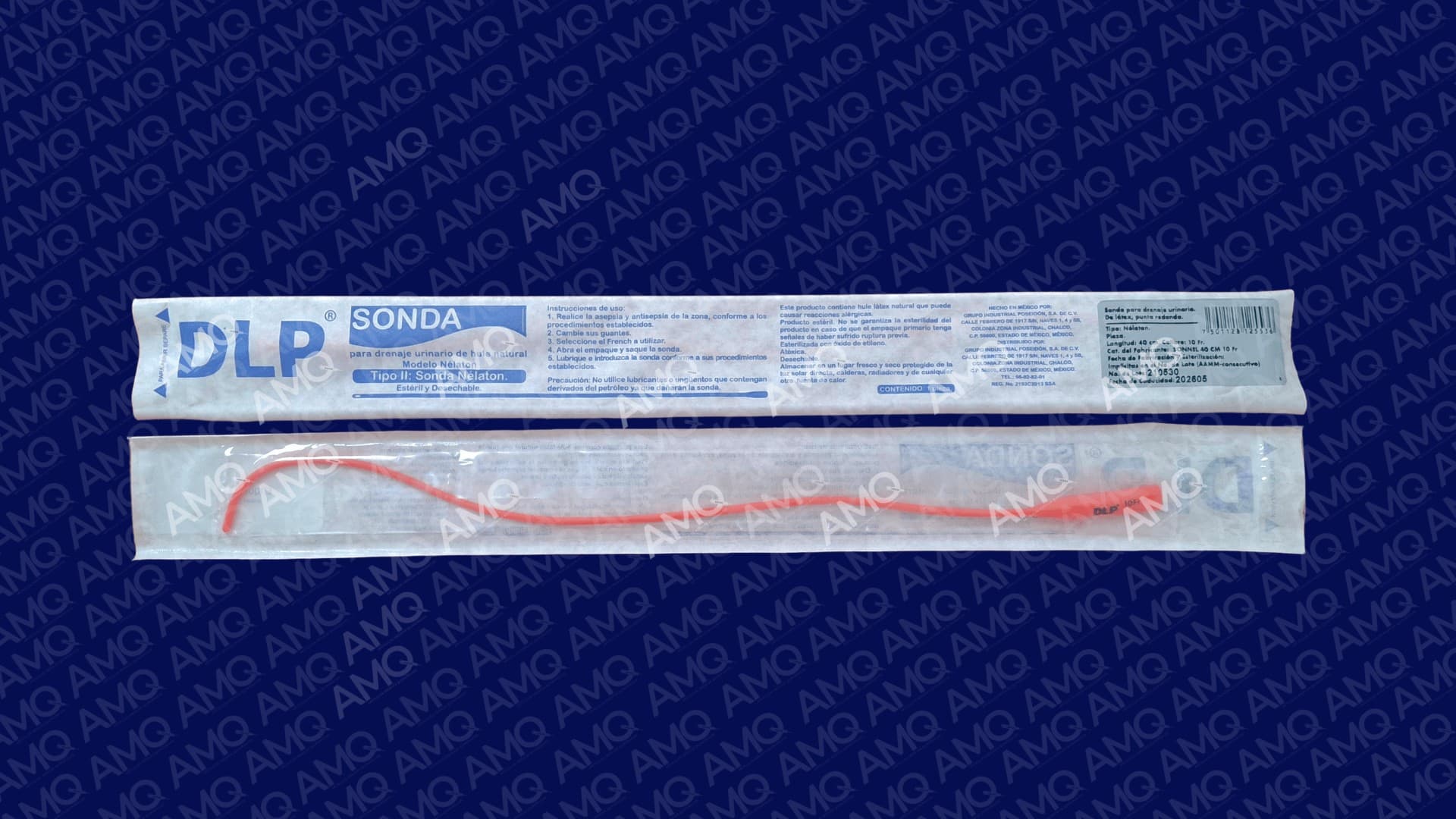 Sonda Nélaton de Látex (dlp) Long. 40cm. Cal. 10 Fr. C/1 Pza.