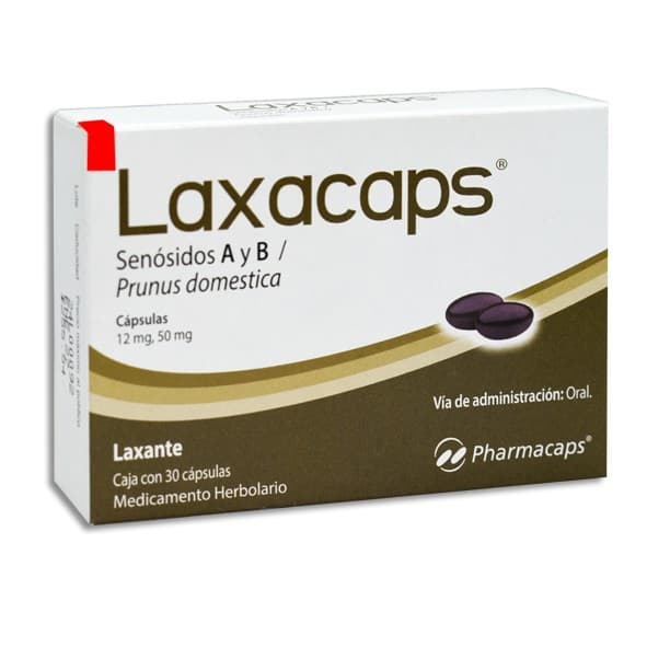 Laxacaps C/30 Caps. 12/50 Mg.