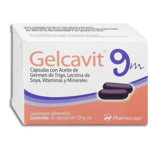Gelcavit 9m C/30 Caps. 1.59 G.