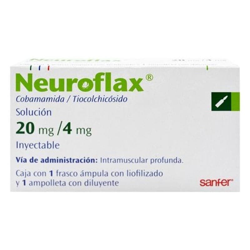 Neuroflax Sol. Iny. C/1 Fco. Amp. 20-4 Mg/4 Ml.