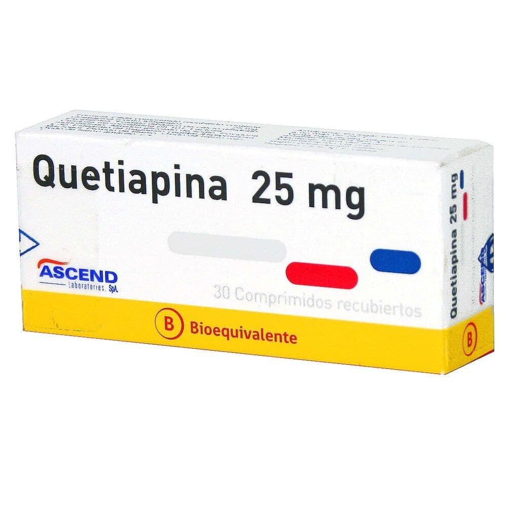 Quetiapina (tempus Pharma) C/30 Tabs. 25 Mg.
