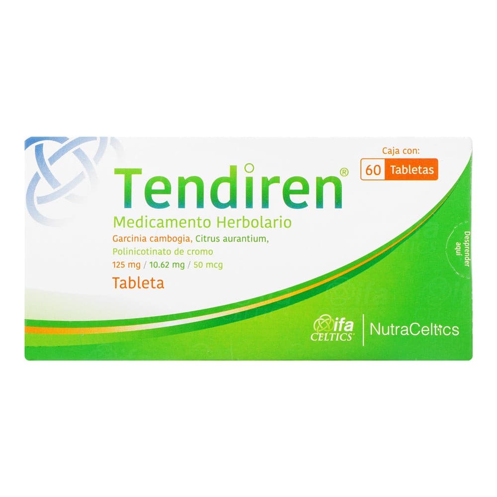 Tendiren C/60 Tabs. 125 Mg/10.62 Mg/50 Mcg.