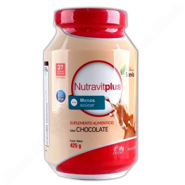 Nutravitplus Sabor Chocolate Fco/polvo 425 G.