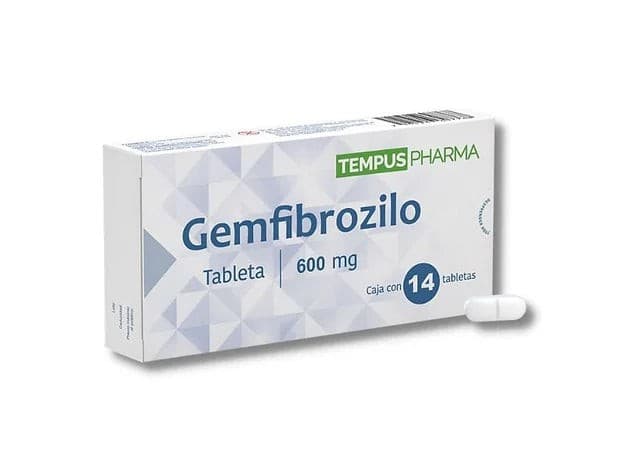 Gemfibrozilo (tempuspharma) C/14 Tabs. 600 Mg.