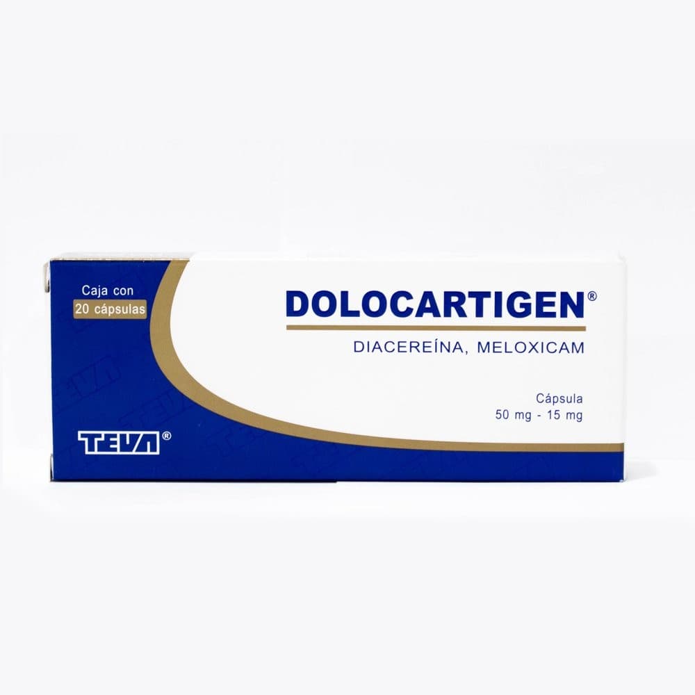 Dolocartigen C/20 Caps. 50/15 Mg.
