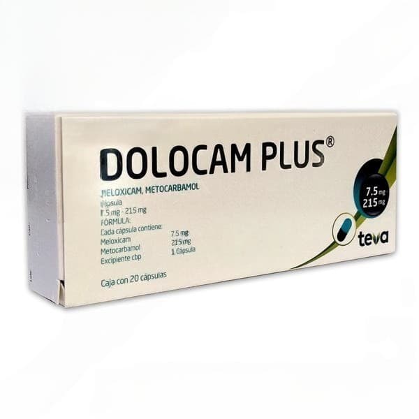 Dolocam Plus C/20 Caps. 7.5/215 Mg.
