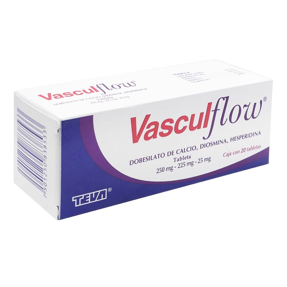 Vasculflow C/20 Tabs. 250/225/25 Mg.